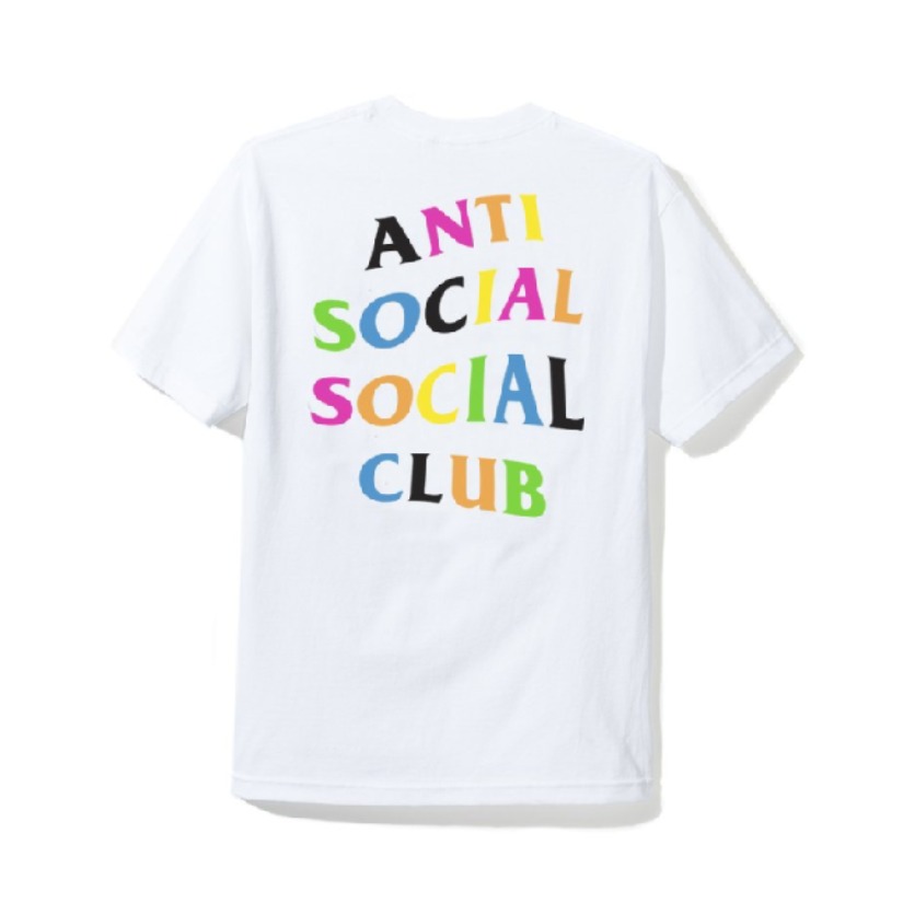 ASSC ANTI SOCIAL SOCIAL CLUB 彩虹短袖 男女同款
