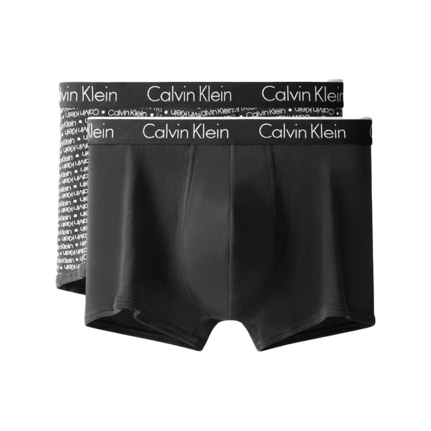 Calvin Klein 中腰弹力窄边平角内裤两条装 NP2071O