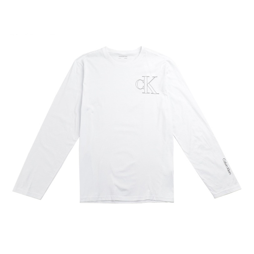 Calvin Klein 字母大标长袖T恤 40GP875