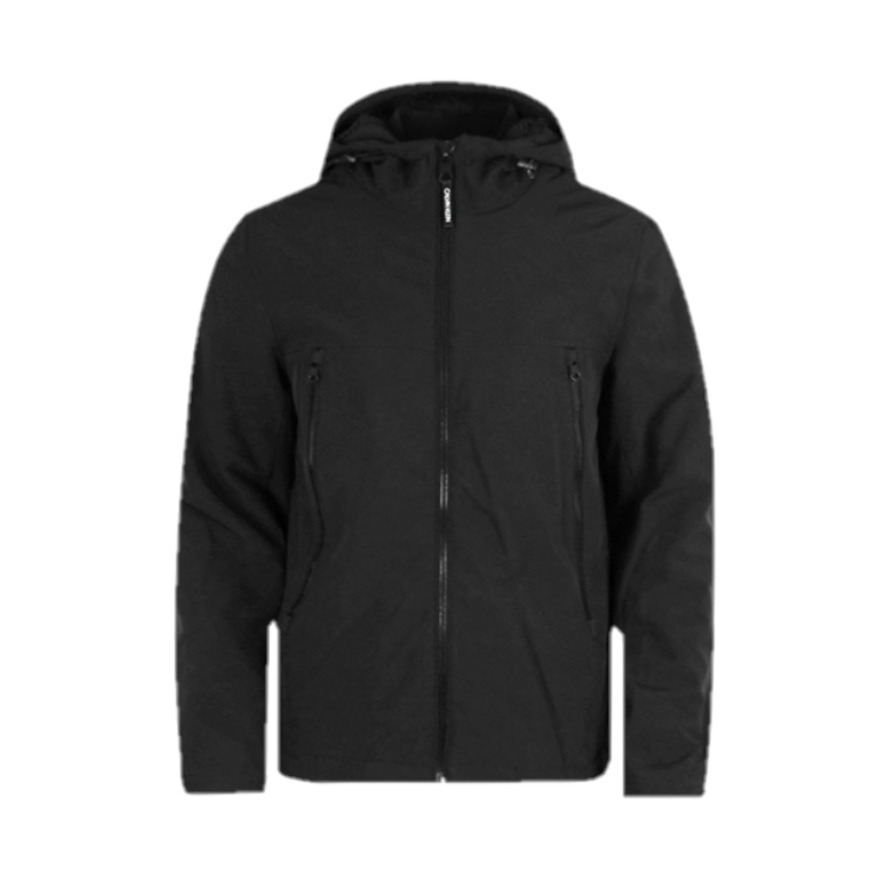 Calvin Klein 年AW 连帽拉链棉服 CM1052