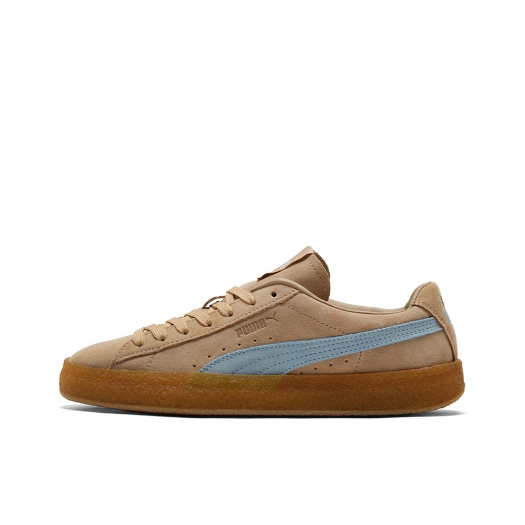 推荐商品：Puma/彪马 Suede Crepe 板鞋 复古经典舒适耐磨防滑透气 Maison Kitsuné联名/棕褐色
