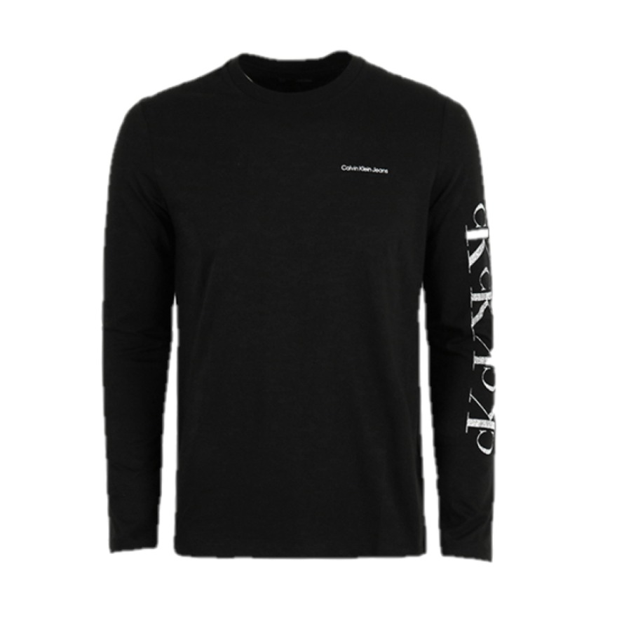 Calvin Klein 2024AW 字母印花长袖圆领套头卫衣 40GC816