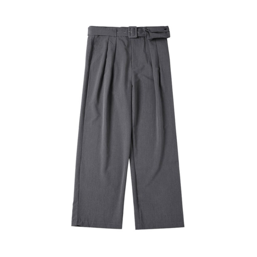 CLP 潮牌复古宽腰带腰包休闲长裤 男女同款