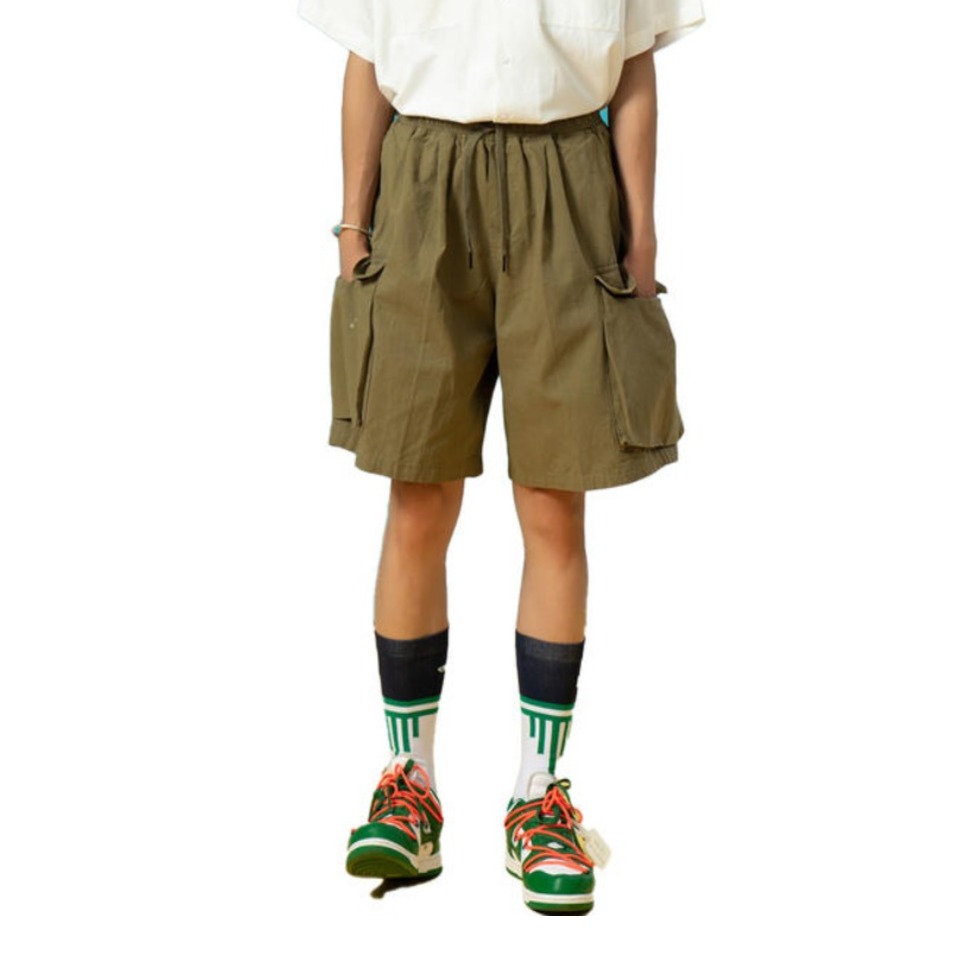 CLP 潮流阔腿多口袋工装休闲短裤