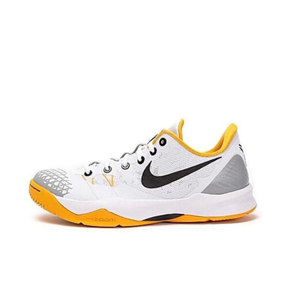 推荐商品：Nike Kobe Venomenon 4 毒液4 防滑耐磨 减震 圆头 实战 篮球鞋 白色/黑色/黄色