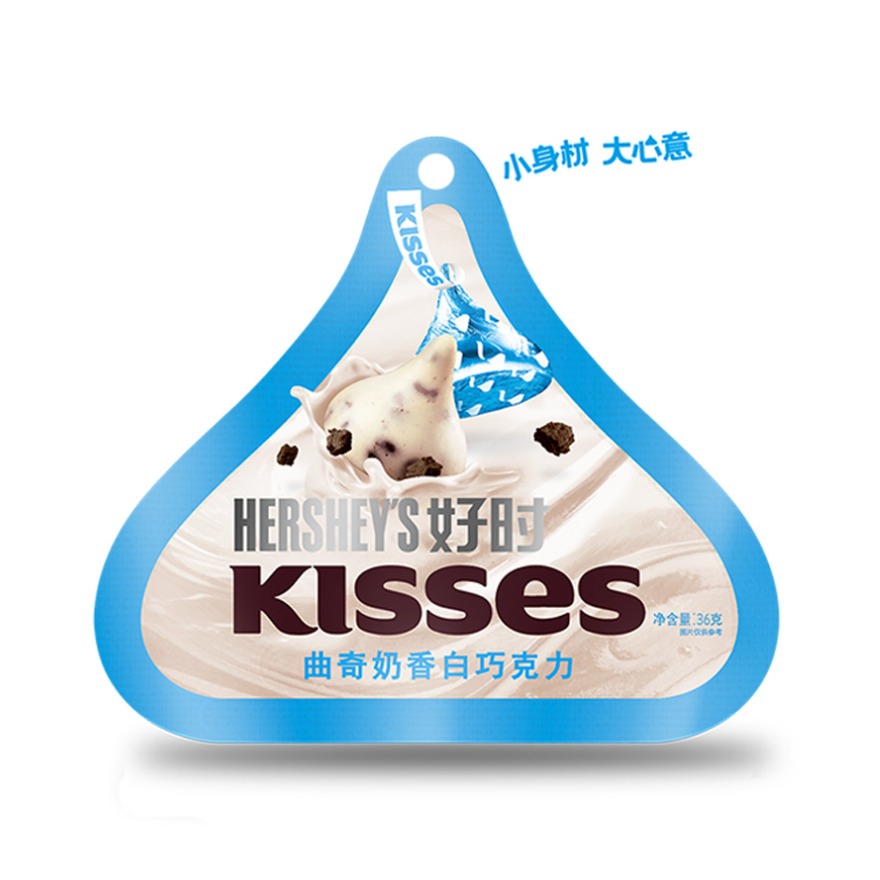 推荐商品：HERSHEY’S/好时 Kisses曲奇奶香白巧克力 36g 袋装