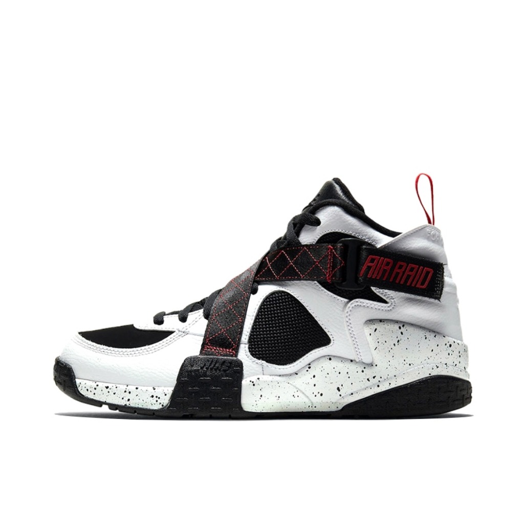 推荐商品：Nike Air Raid 实战训练 防滑耐磨 轻便透气 复古舒适 篮球鞋 白色/黑色/大学红