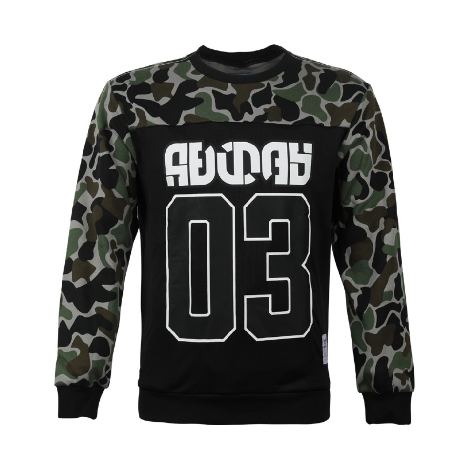 adidas 抓绒保暖套头衫 男女同款 BQ6444