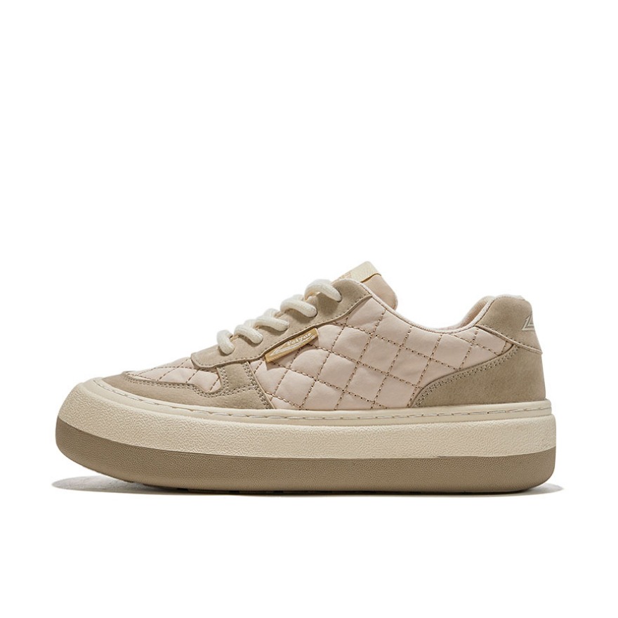 推荐商品：Feiyue/飞跃 潮流百搭 时尚经典 厚底增高 运动 面包鞋 DF/1-8990 粉卡其