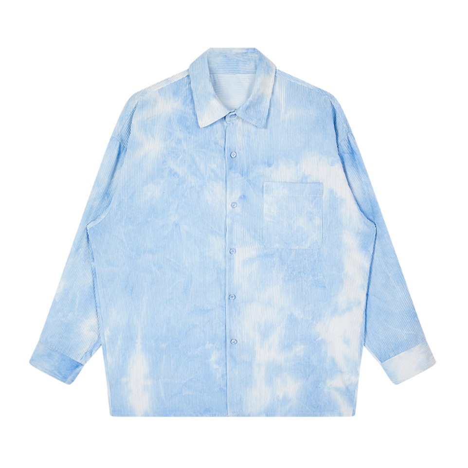 DONSMOKE 晕染灯芯绒衬衫 男女同款 DSM21001S