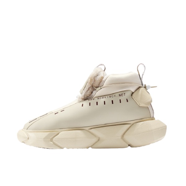 推荐商品：Norvincy 厚底 耐磨 抽绳 套脚 雪地靴 NY-XD-12306 卡其色