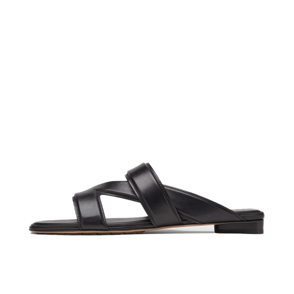 Bottega Veneta Band Flat 拖鞋 651374VBSL01000