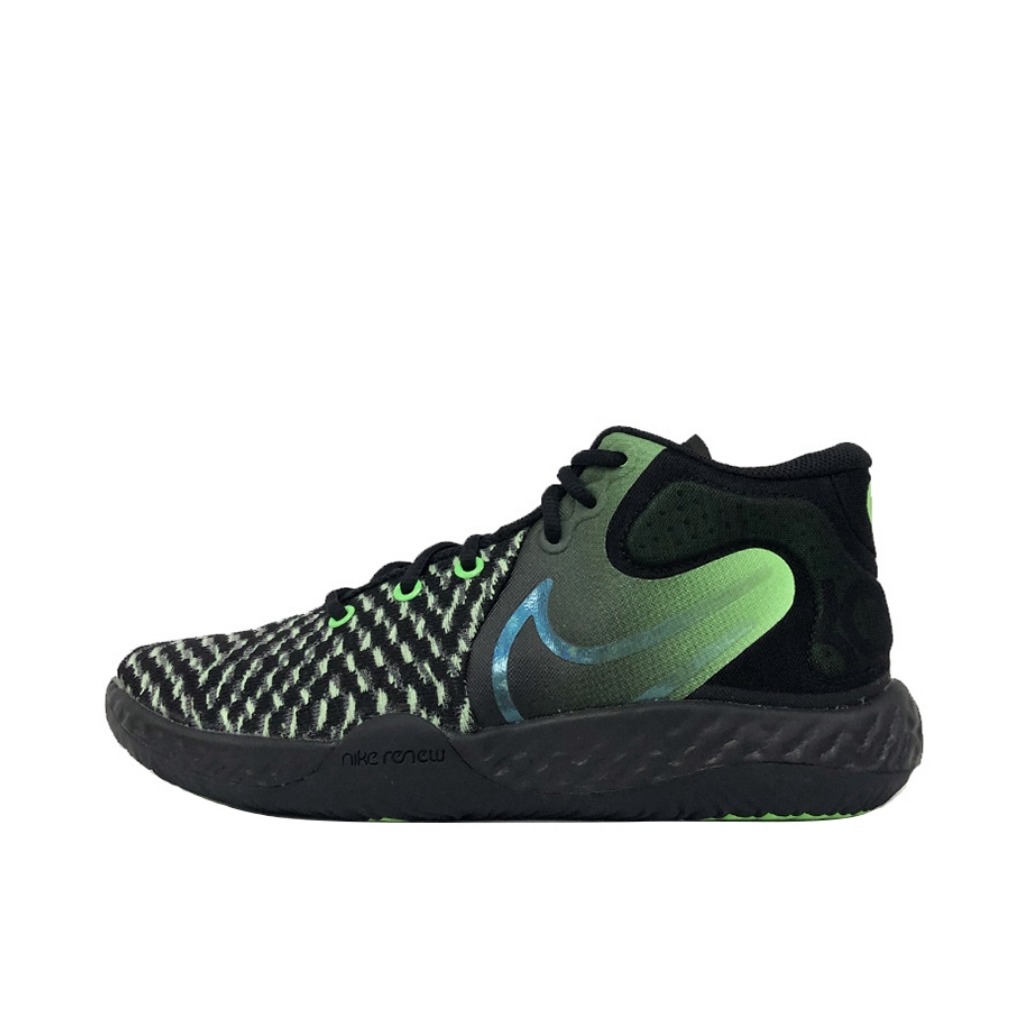 推荐商品：Nike KD Trey 5 VIII 杜兰特 实战 减震耐磨 防滑 织物 合成革 支撑平衡 篮球鞋 Black Illusion Green 黑绿