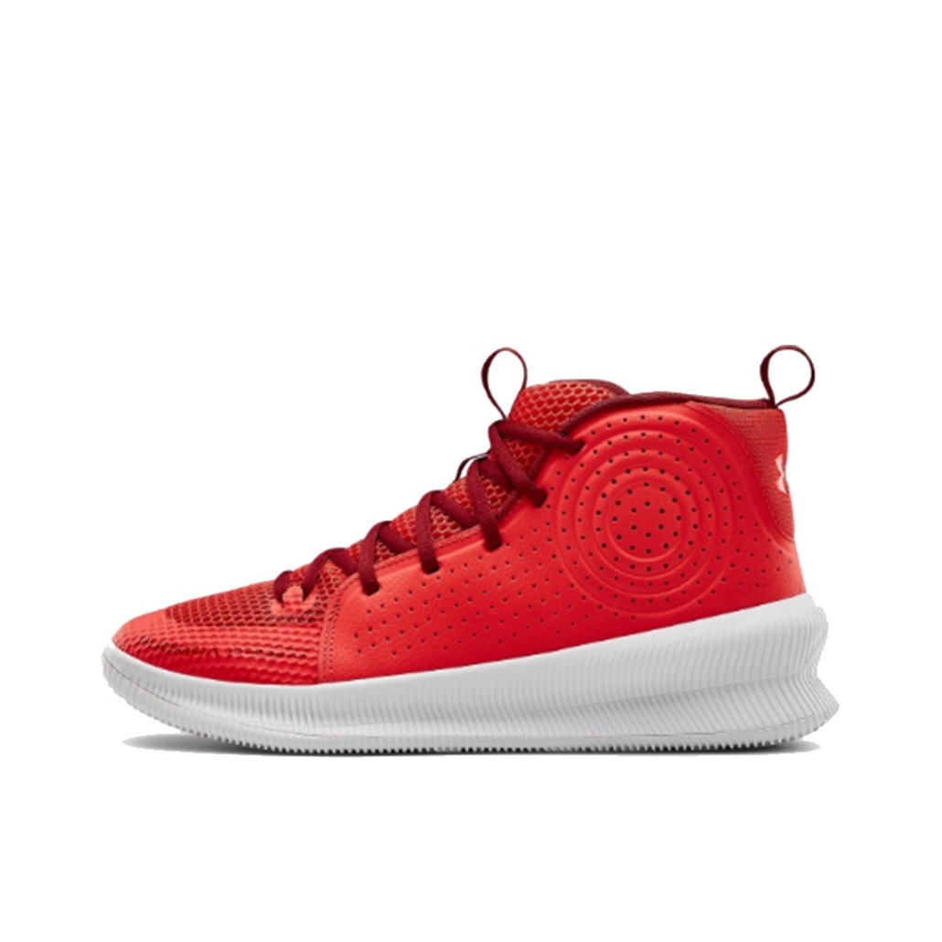推荐商品：Under Armour/安德玛 UA Jet 防滑耐磨 实战透气 圆头 篮球鞋 红色/白色