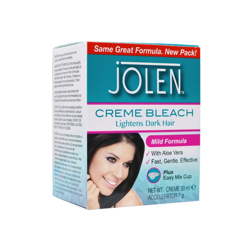 推荐商品：JOLEN 女士漂眉膏漂胡剂 低过敏脱唇部唇毛