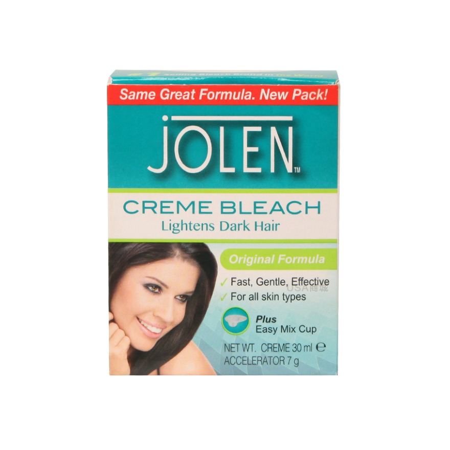 推荐商品：JOLEN 女士漂眉膏漂胡剂 低过敏脱唇部唇毛