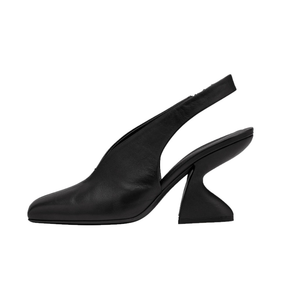 Salvatore Ferragamo  雕塑感 露跟鞋 01B386 743744