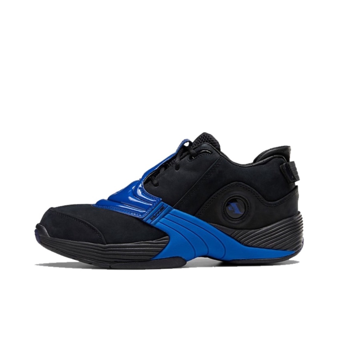 推荐商品：Reebok/锐步 Answer 5 合成革 复古潮流 运动休闲 防滑耐磨 篮球鞋 黑蓝
