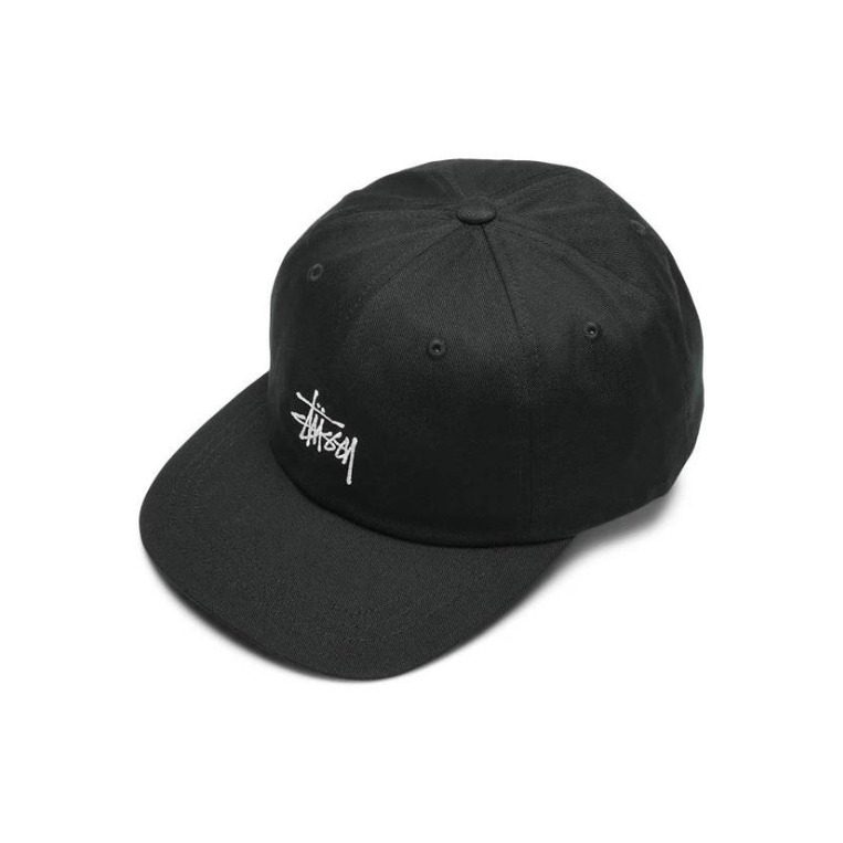 Stussy 经典刺绣logo鸭舌帽 