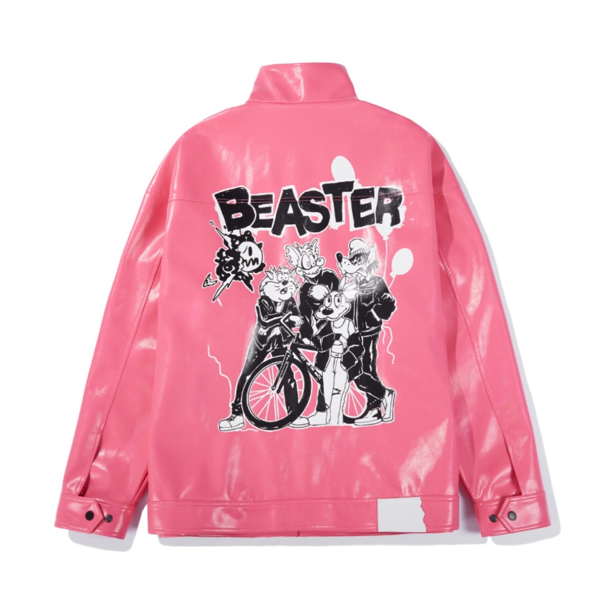 Beaster 涂鸦翻领夹克 男女同款 B111141809