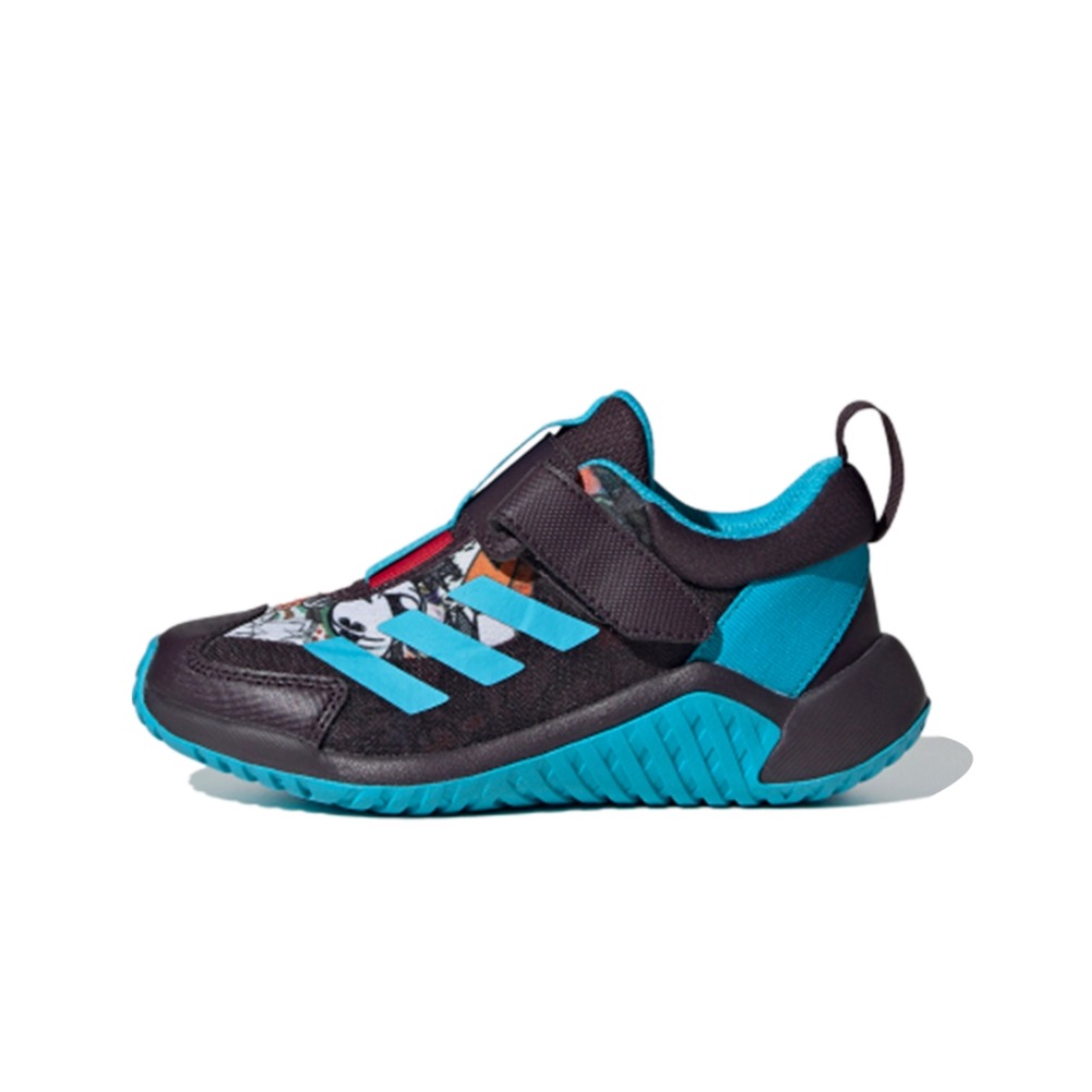 推荐商品：adidas 4uture Sport AC 防滑耐磨 舒适透气 运动 童鞋 小童/迪士尼联名/黑色/蓝色
