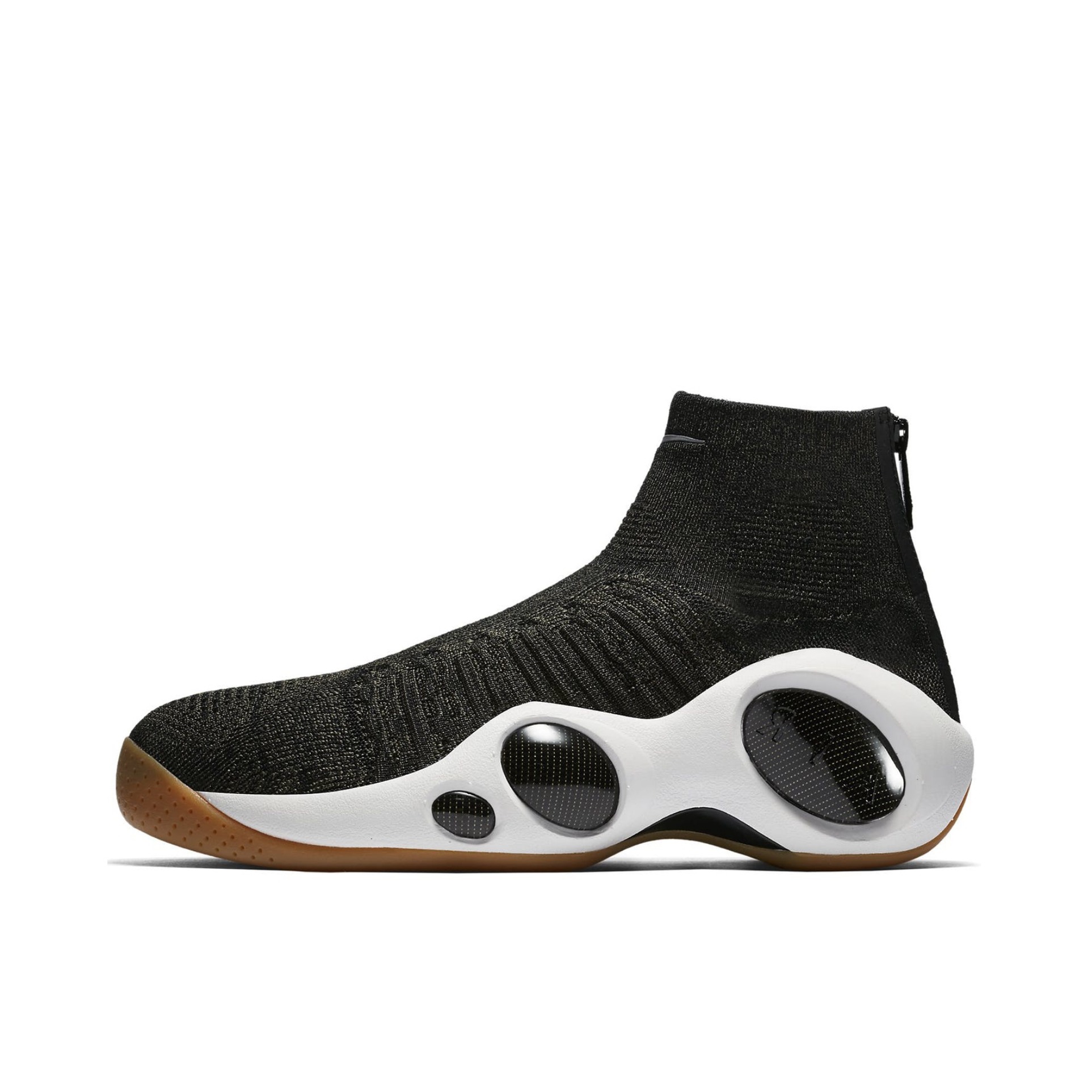推荐商品：Nike Air Flight Bonafide 防滑轻便 舒适 织物 休闲复古 篮球鞋 Cargo Khaki 黑生胶