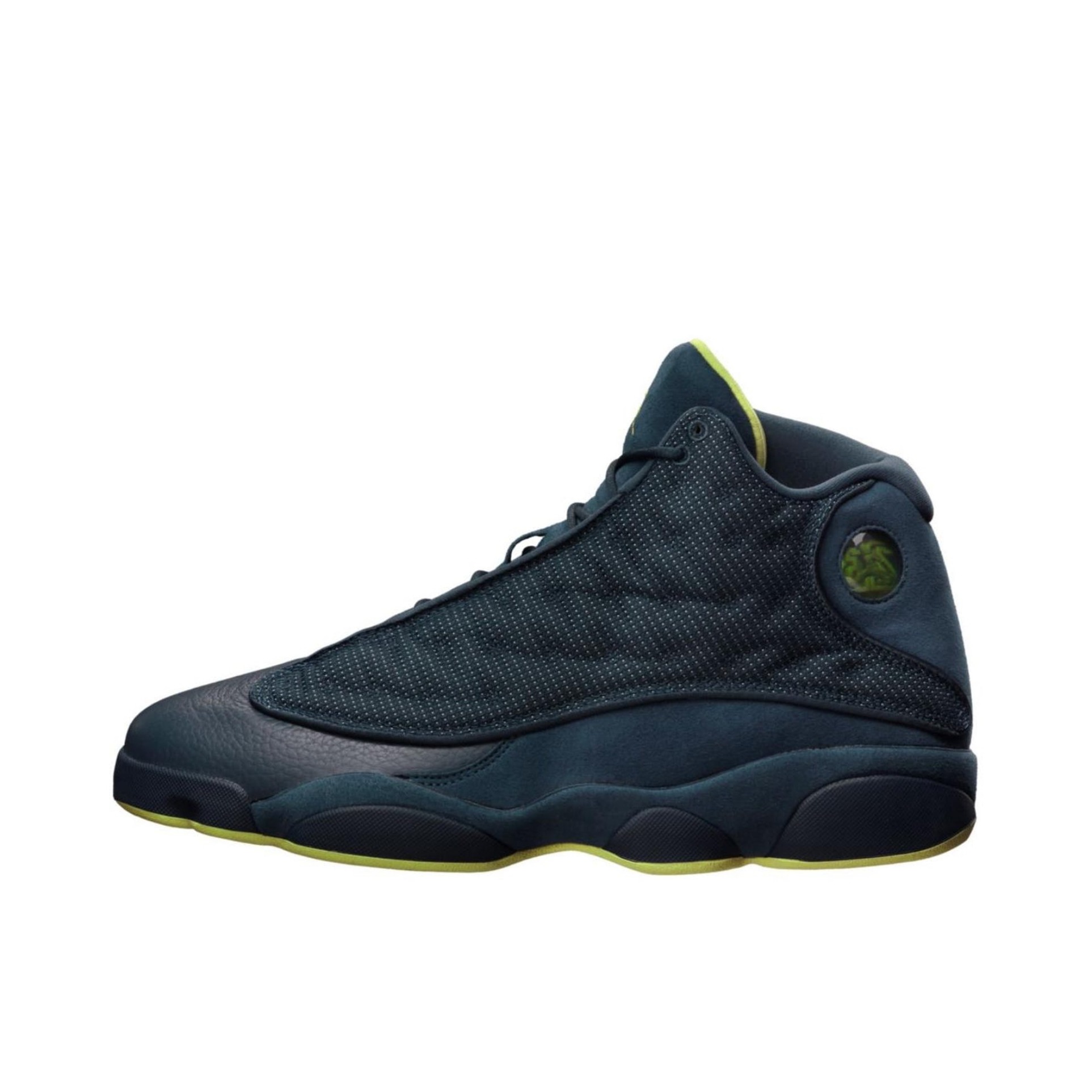 推荐商品：Air Jordan 13 篮球鞋 zoom air缓震支撑抓地减震防滑舒适拼接复古耐穿 Squadron Blue 海军蓝