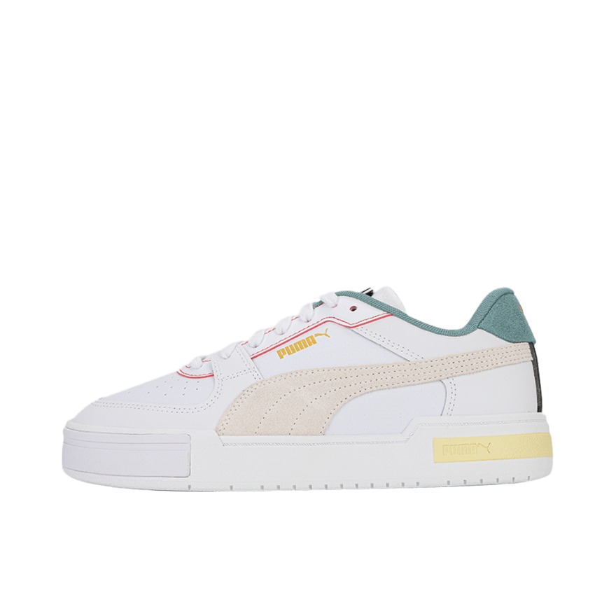 推荐商品：Puma/彪马 Ca Pro Classic 板鞋 舒适透气防滑耐磨厚底百搭复古时尚网球风拼接 白色/墨绿