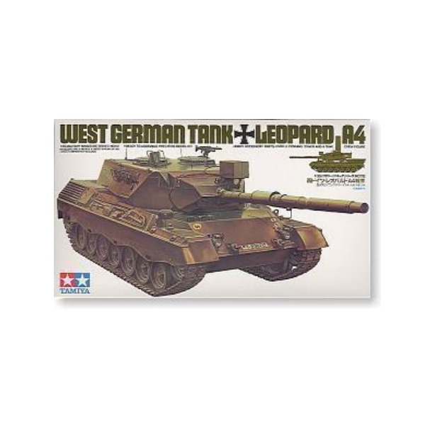 推荐商品：田宫 装甲车辆拼装模型系列 1/35 35112 前联邦德国 豹I-A4坦克