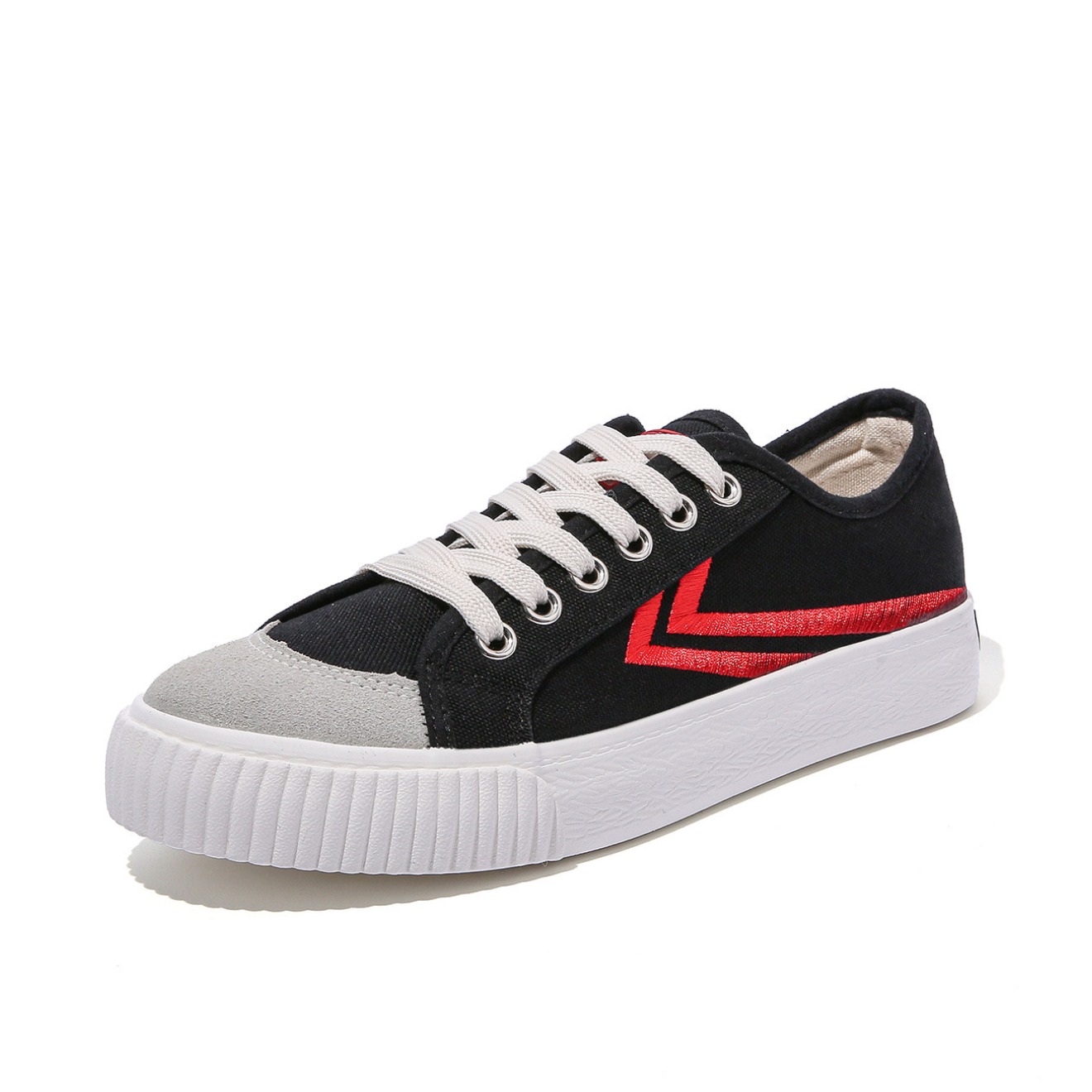 推荐商品：Feiyue/飞跃 潮流百搭 帆布鞋 FXY-159TC 黑色