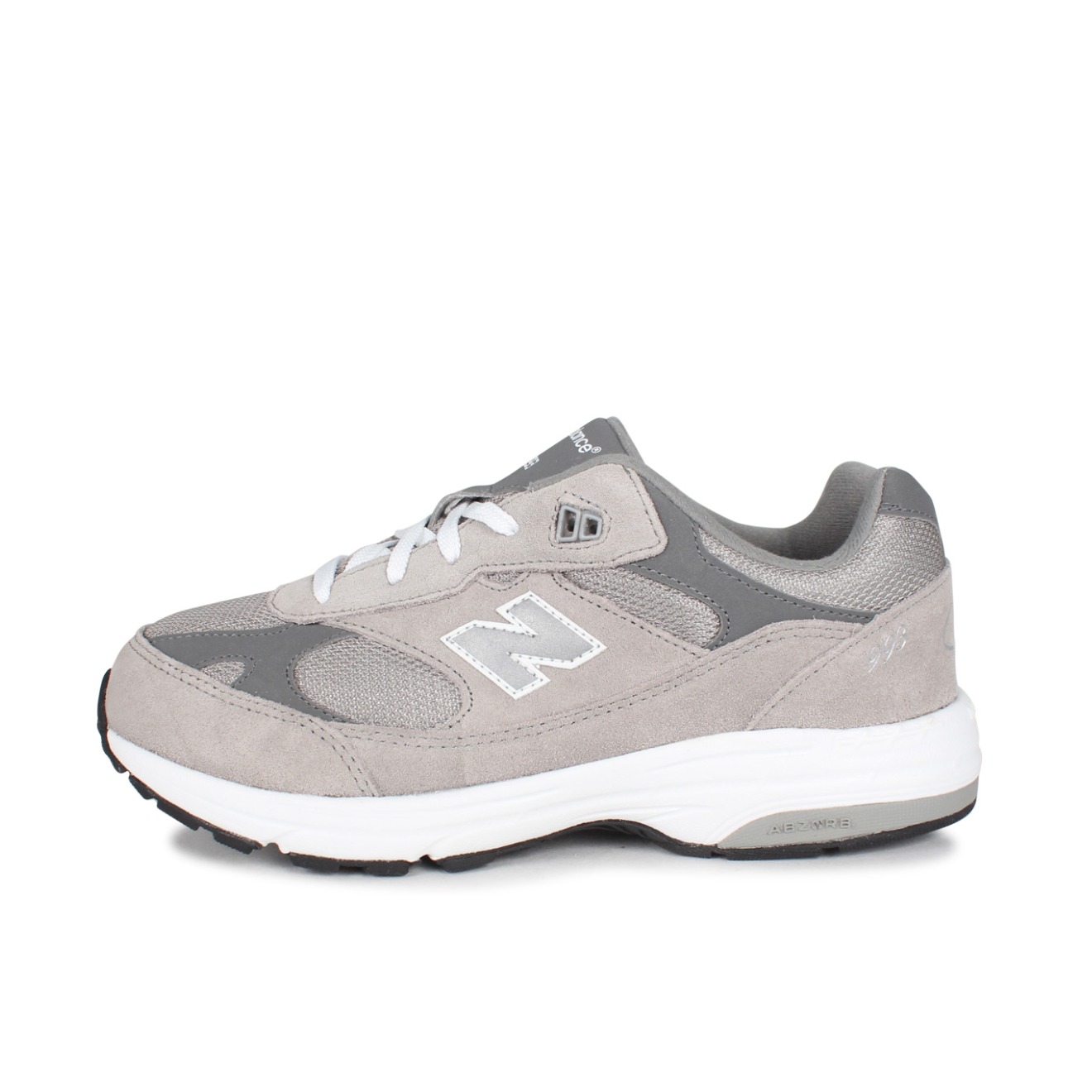 推荐商品：New Balance 993 跑鞋 防滑耐磨舒适透气减震织物轻便复古运动贴合 大童/灰色