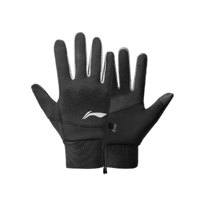 推荐商品：Li Ning/李宁 防寒保暖加厚加绒防风寒骑车可触屏运动手套 LBKQ612