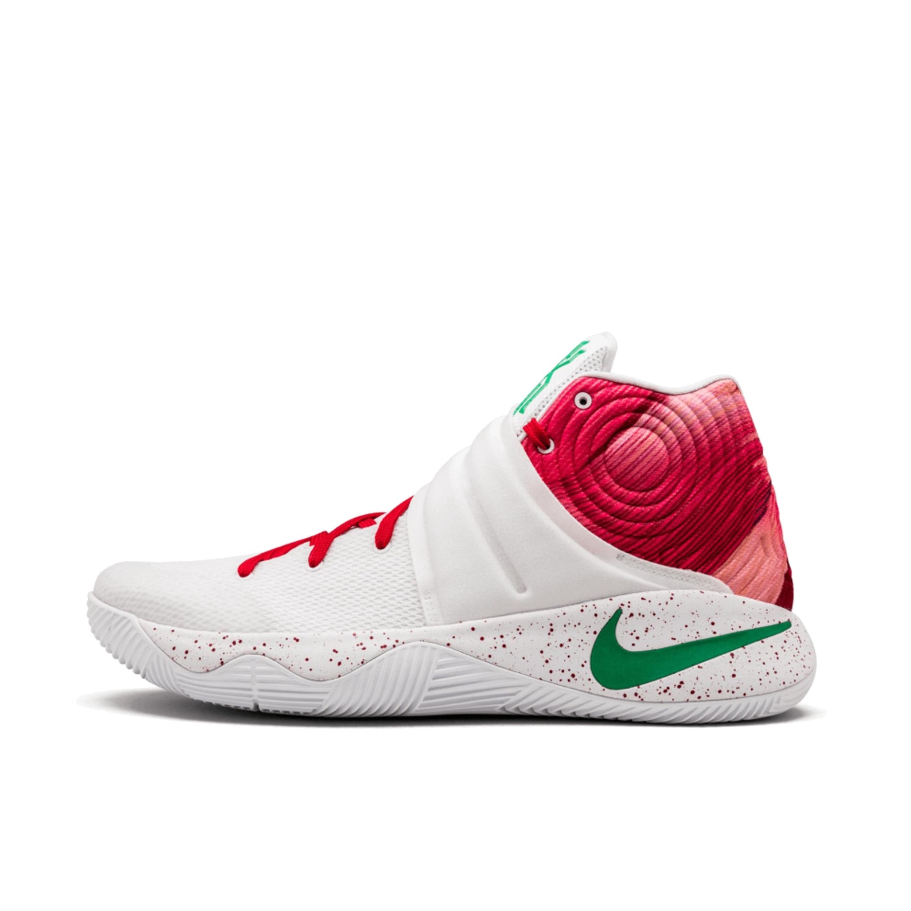 推荐商品：Nike Kyrie 2 欧文 篮球鞋 减震回弹实战轻便防滑耐磨舒适百搭圆头中帮 Ky-Rispy Kreme 白色/红色