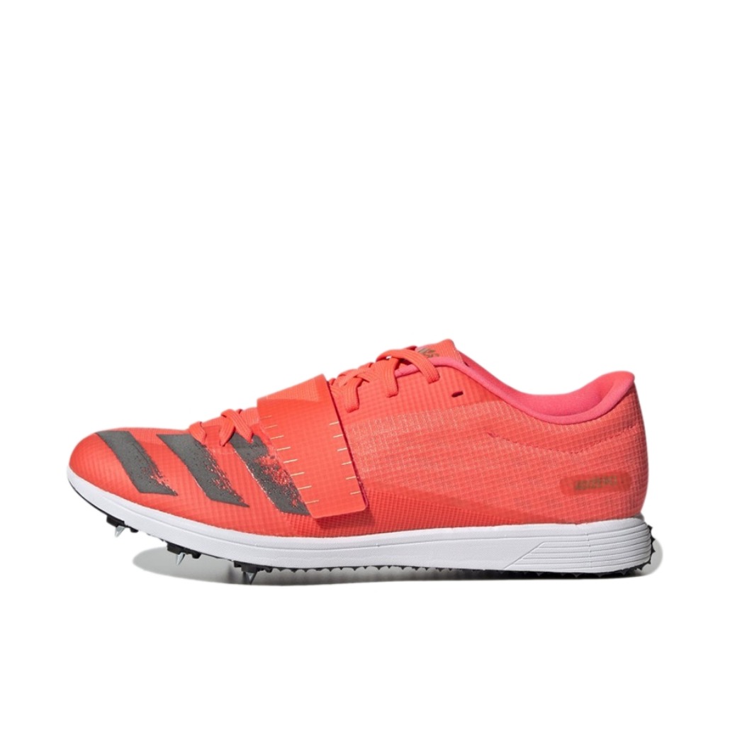 推荐商品：adidas adiZero TJ/PV 跑鞋 防滑耐磨透气碳板合成革贴合 红色/灰色