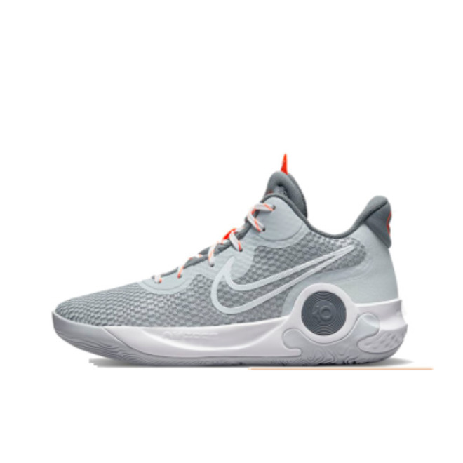 推荐商品：Nike KD Trey 5 IX 杜兰特 篮球鞋 复古耐磨防滑缓震实战包裹性抗扭 国外版/白金色/冷灰/荷兰橙