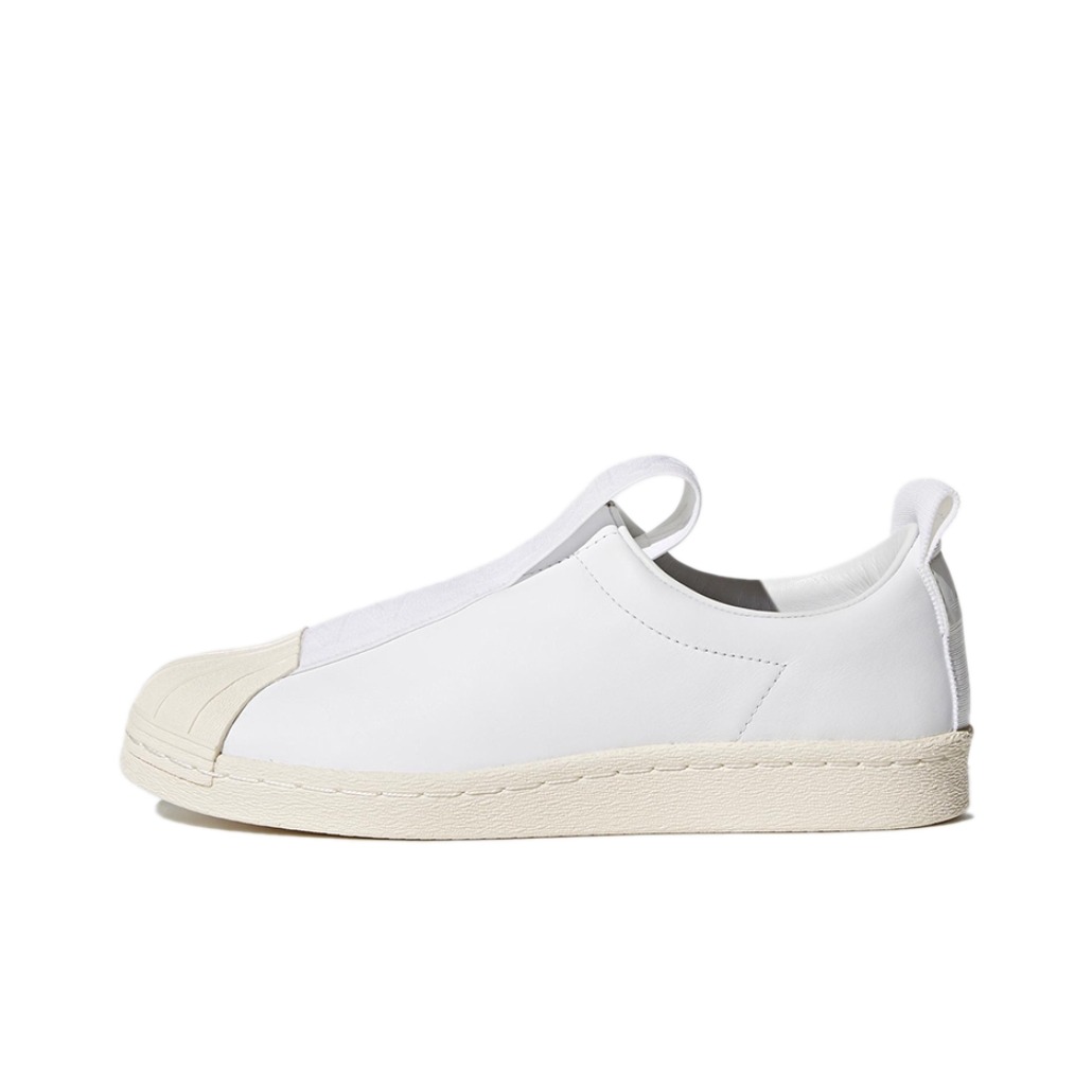 推荐商品：adidas BW3S Slip On 时尚百搭 轻便透气 防滑 休闲鞋 White 革面/白色