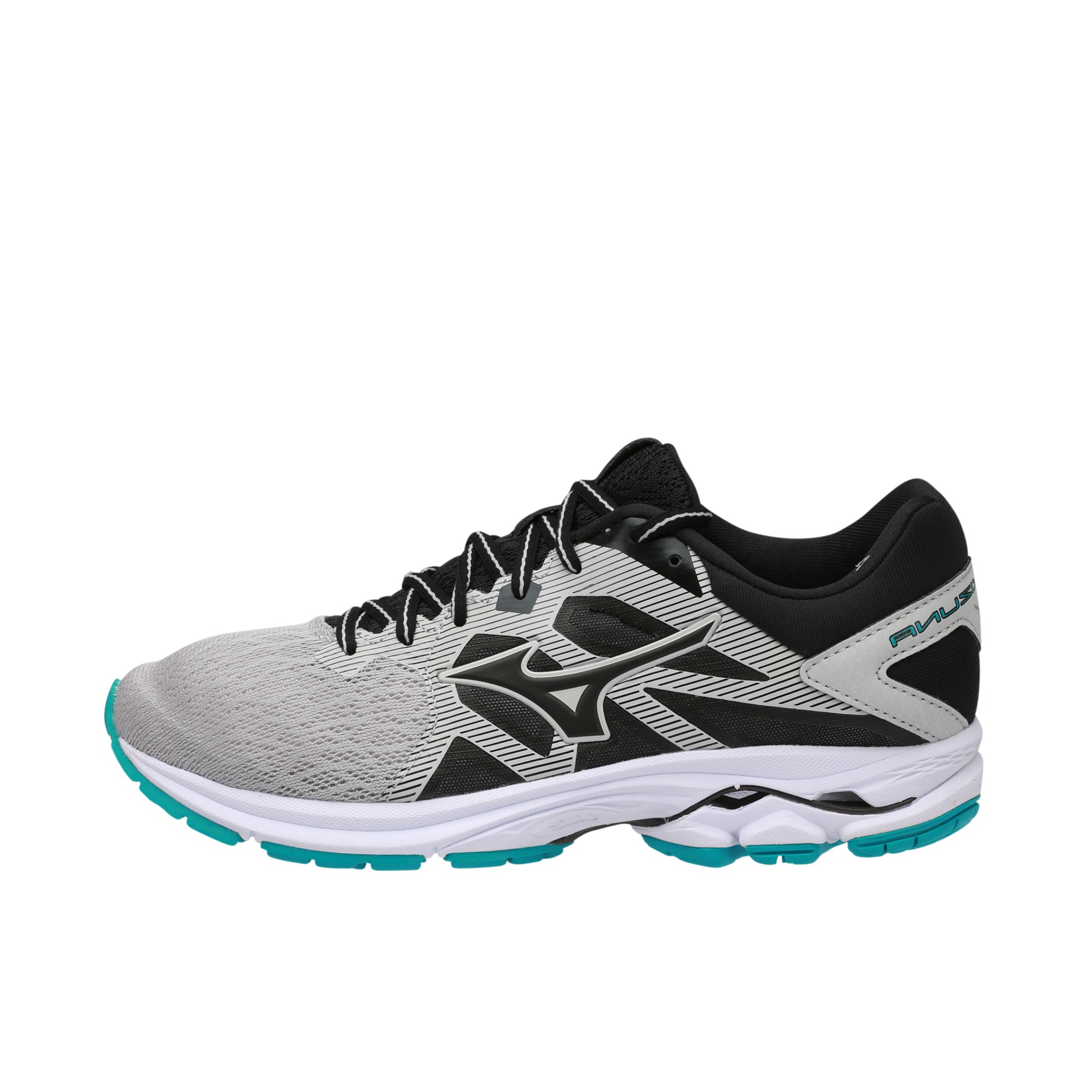 推荐商品：Mizuno/美津浓 Wave Kizuna 防滑耐磨 舒适轻便 圆头 跑鞋 女款/灰色/黑色