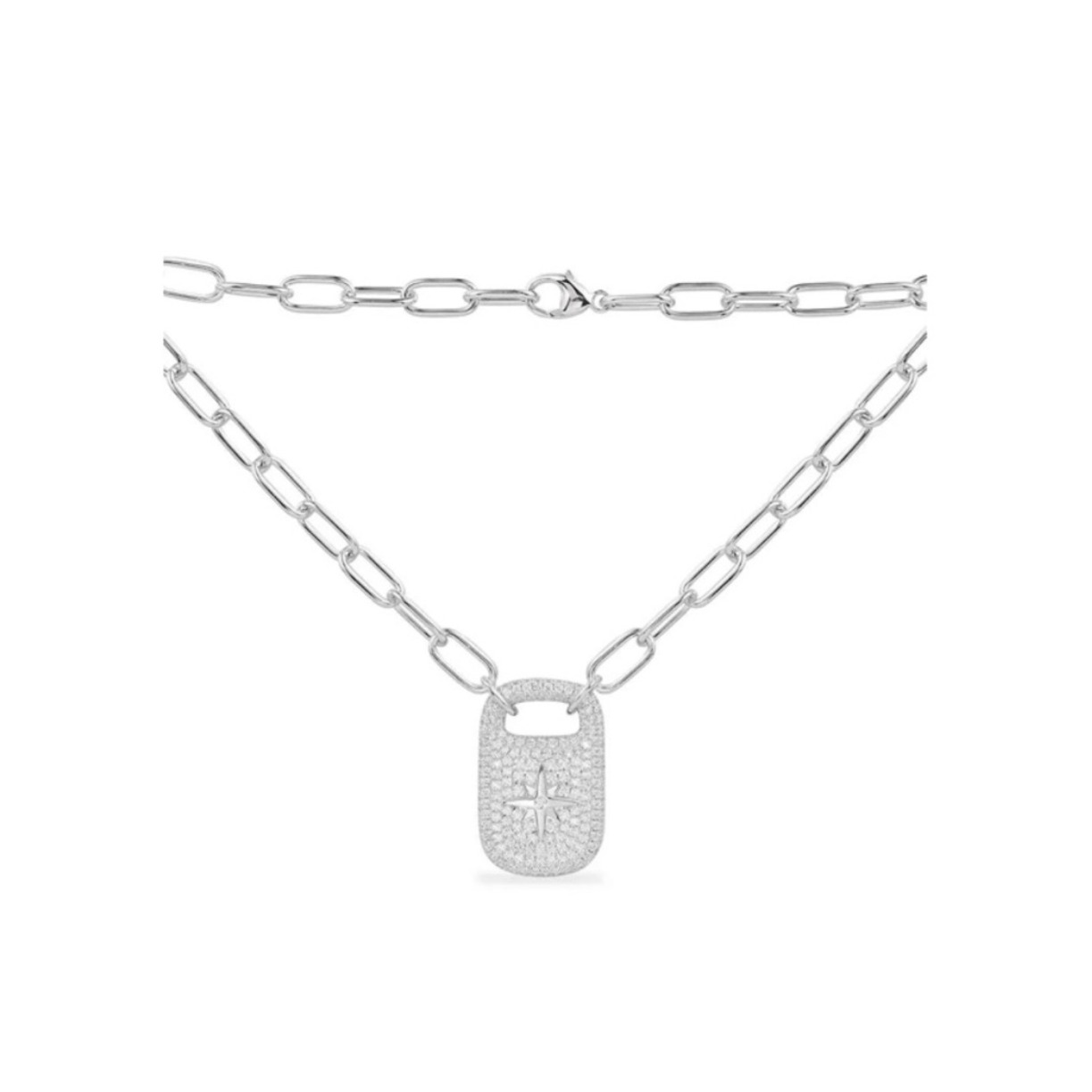 APM Monaco FUN CRAZY LOVE镶石流星拉环链条项链 AC5997OX