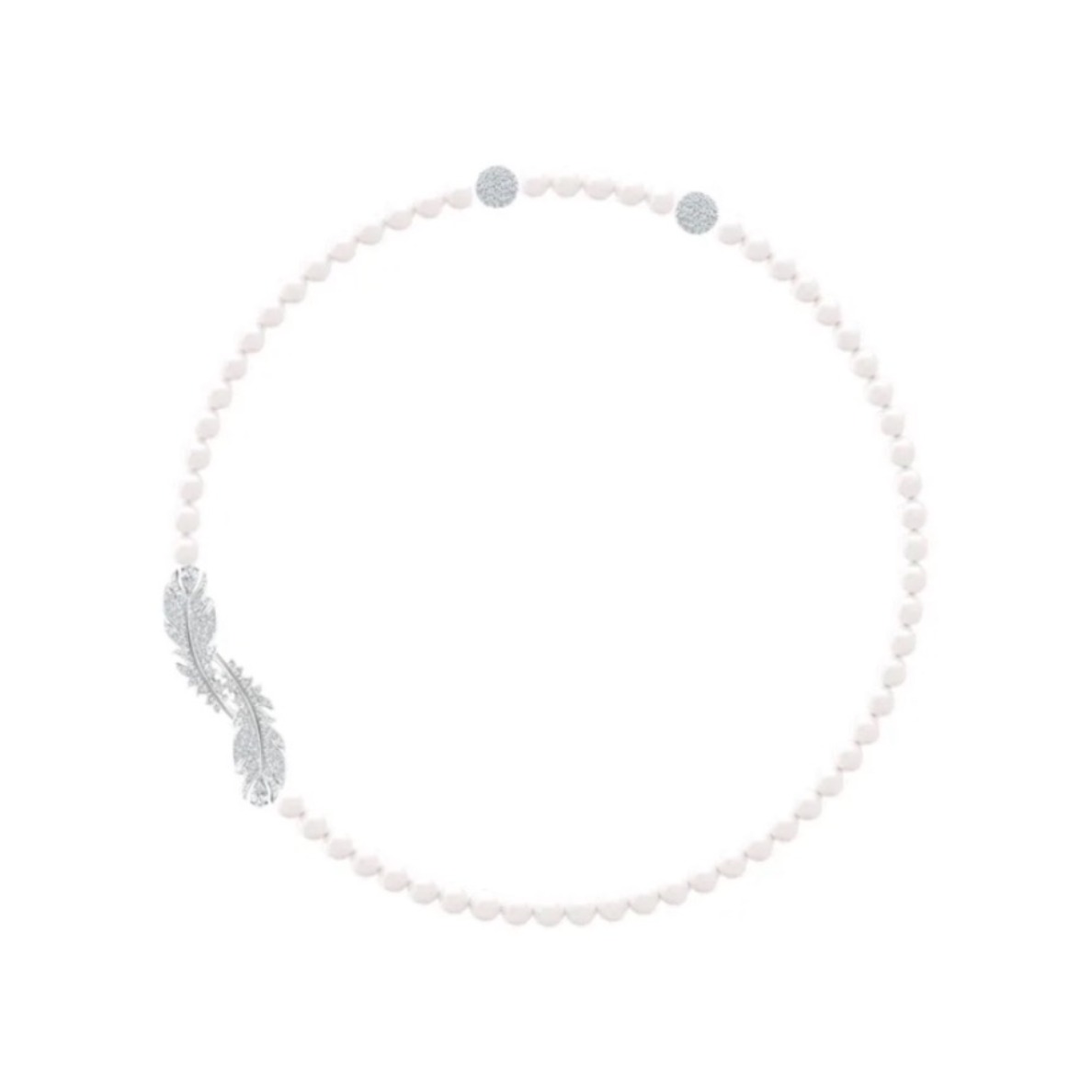 Swarovski/施华洛世奇 Nice系列 羽毛珍珠项链 5493403
