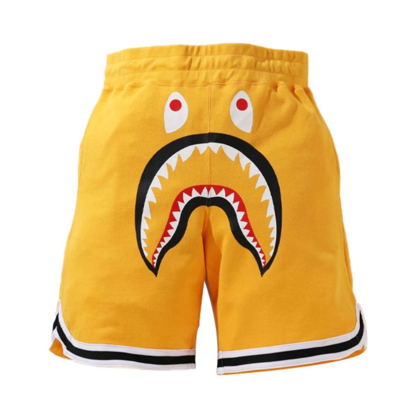 Bape Shark Basketball 鯊魚印花松緊籃球短褲 男女同款 153013