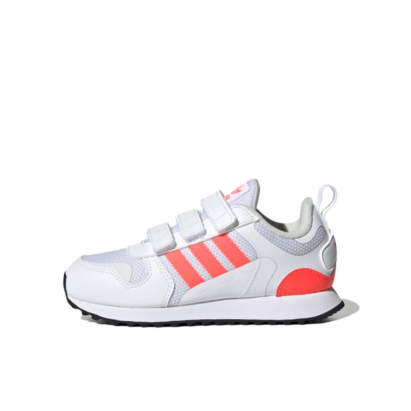 推荐商品：adidas Originals ZX 700 HD 防滑耐磨 轻便透气 舒适运动 童鞋 小童/白色/粉色