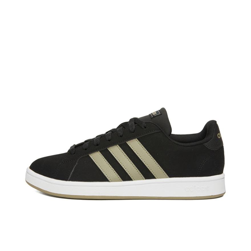 推荐商品：adidas Neo Grand Court Base Beyond 板鞋 防滑耐磨轻便透气舒适百搭潮流 黑色/青色
