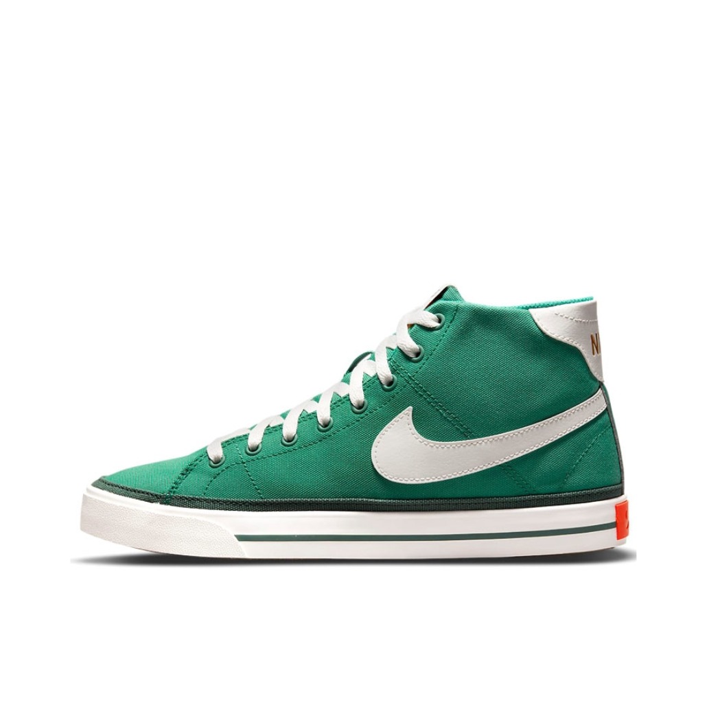 推荐商品：Nike Court Legacy Canvas 防滑耐磨 轻便透气 休闲 板鞋 Green Noise/Noble Green/Sail/Sail 绿色