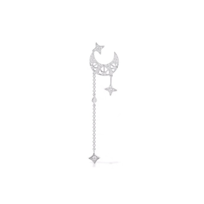 APM Monaco 单只星月垂坠耳钉 AE12575OX