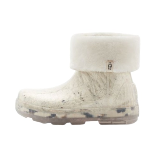 推荐商品：UGG Drizlita Clear 透明款 短筒防水 靴子 1125732 乳白色 