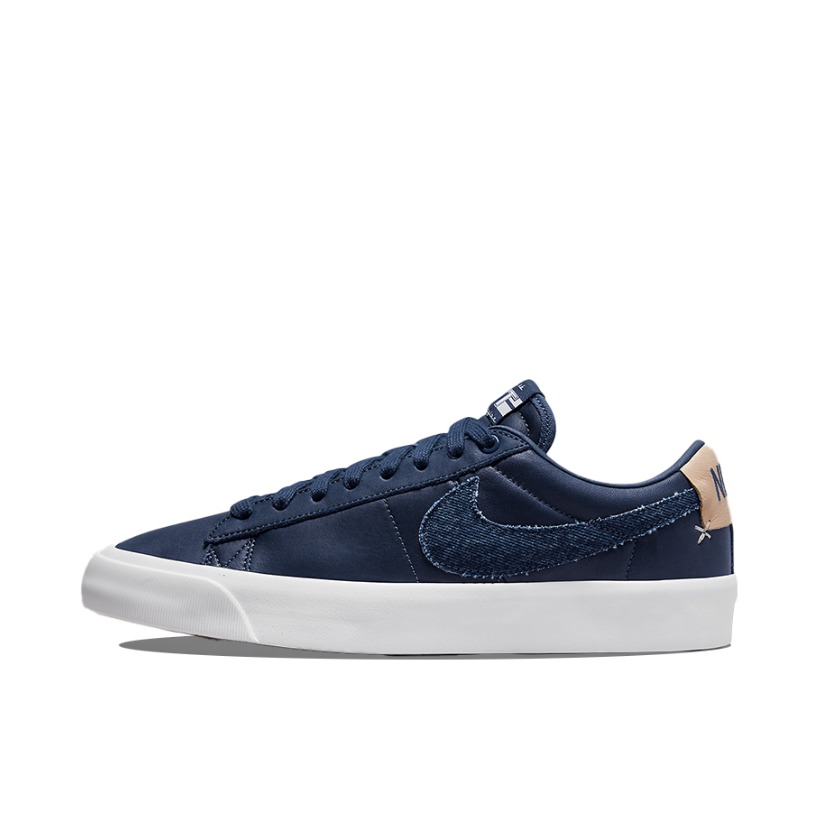 推荐商品：Nike Blazer 板鞋 经典复古防滑舒适百搭 深蓝色/白色