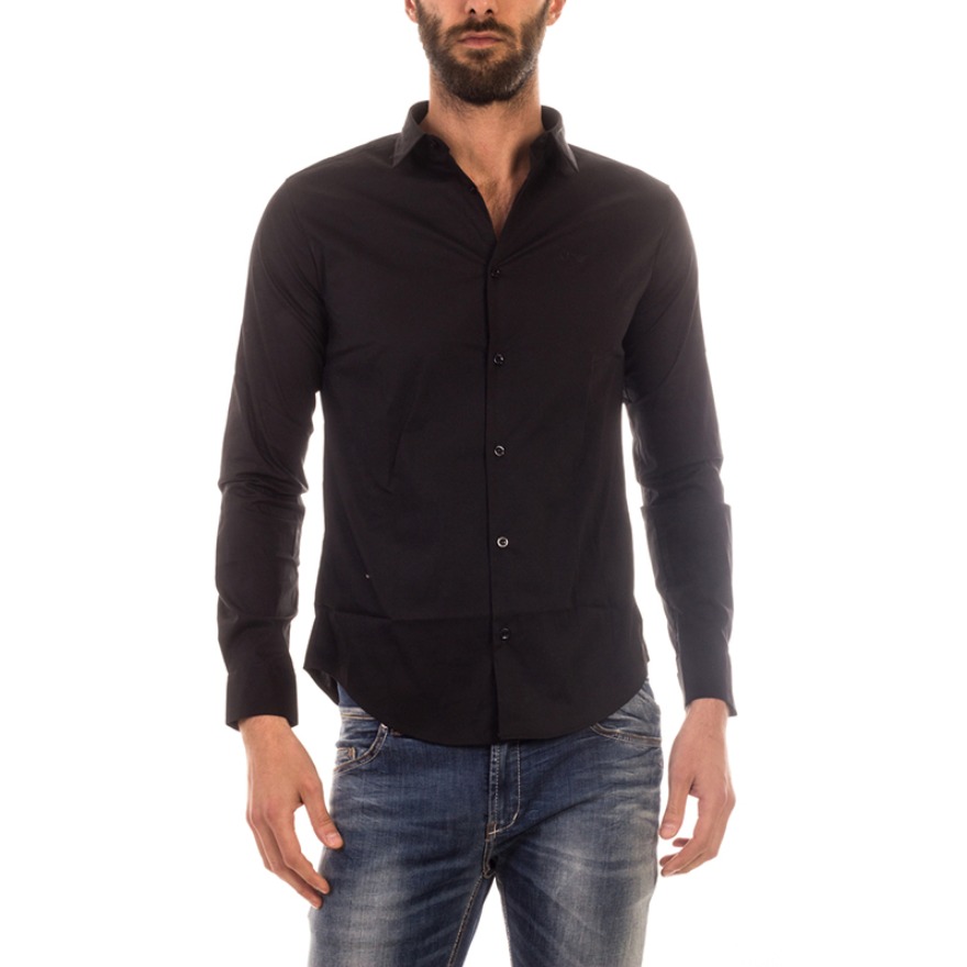 Armani 纯色商务长袖衬衫 8N6C096N06Z