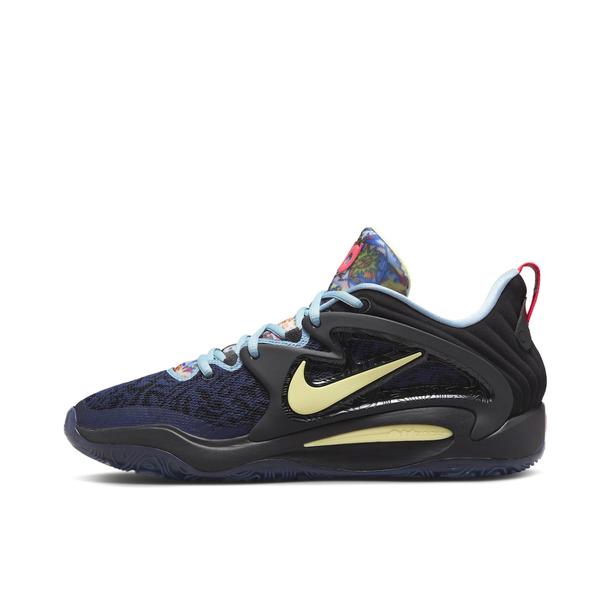 推荐商品：Nike KD 15 杜兰特 Strobel 缓震透气 防滑耐磨 圆头 包裹性 支撑 篮球鞋 黑色/藏蓝/金色