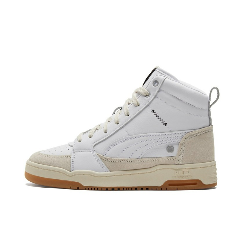 推荐商品：Puma/彪马 Slipstream Mid Luxe 板鞋 潮流复古防滑耐磨轻便透气 白色/棕色/ AMIPARIS 联名