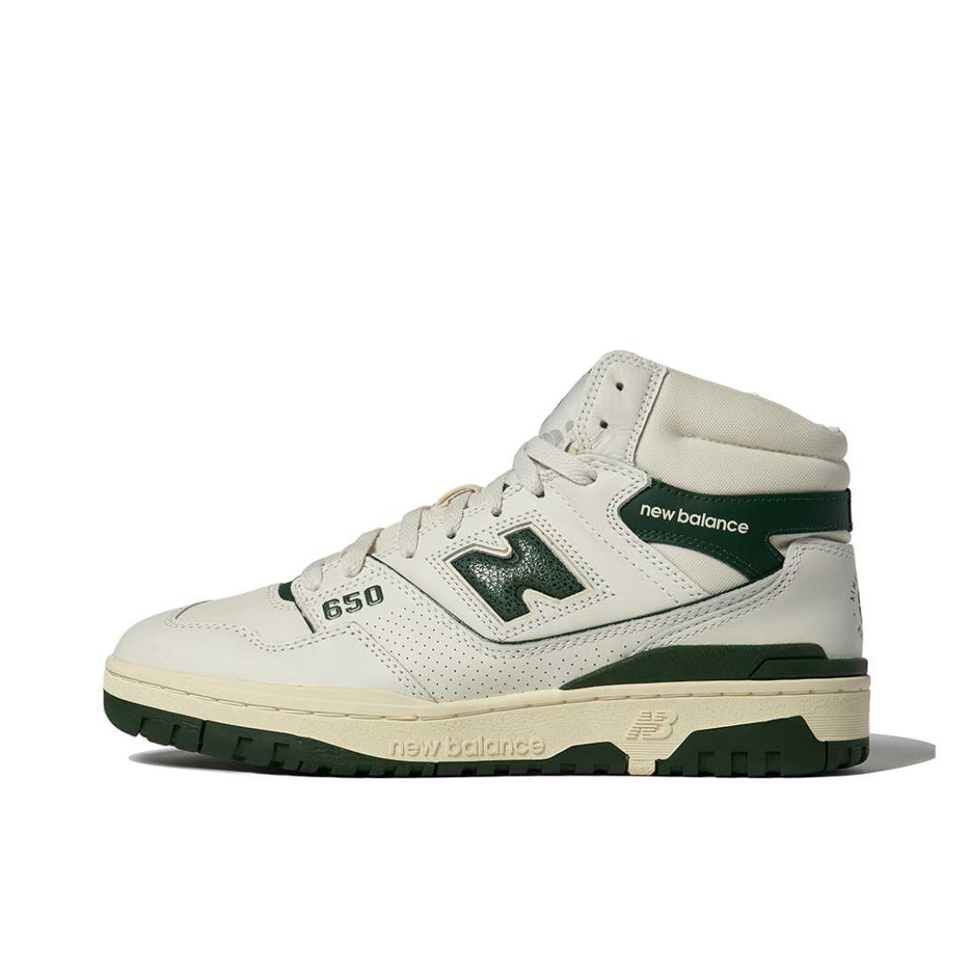 推荐商品：New Balance 650R 耐磨 减震防滑 潮流复古 包裹性 休闲鞋 白色/绿色